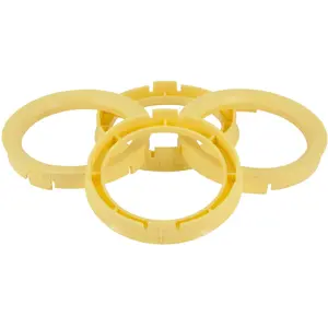TPI Centreerringen 70.1->58.1mm Geel 4 stuks pas cher