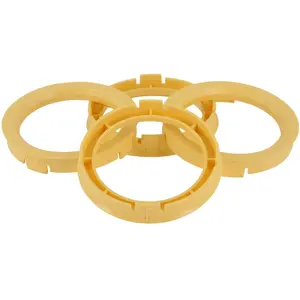 TPI Centreerringen 70.1->54.1mm Geel 4 stuks pas cher