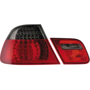 AutoStyle Set LED Achterlichten passend voor BMW 3-Serie E46 Coupe 1999-2003 - Rood/Smoke pas cher