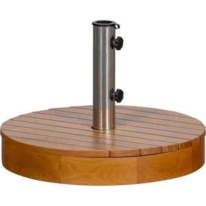 WOOOD Monica Parasolvoet - Hout - Naturel - 37xØ49 cm