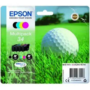 Comparateur de prix : Cartouche d'encre EPSON T3466 (N/C/M/J) Série Balle de golf