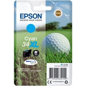 Epson 34XL - XL - cyan - originale - cartouche d'encre pas cher