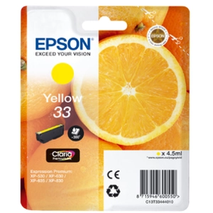 Epson C13T33444010 Cartouche d'impression 33 jaune (C13T33444010) pas cher
