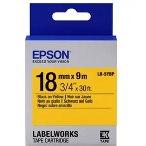 Epson LabelWorks LK-5YBP - bande d'étiquettes - 1 rouleau(x) pas cher