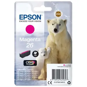 Cartouche d'encre Epson Série Ours Polaire 26 - Magenta pas cher