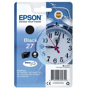 Cartouche d'encre Epson Série Réveil 27, Noire pas cher
