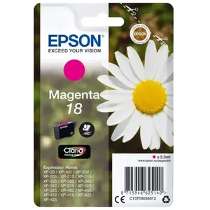 Cartouche d'encre Epson Série Pâquerette 18 - Magenta pas cher