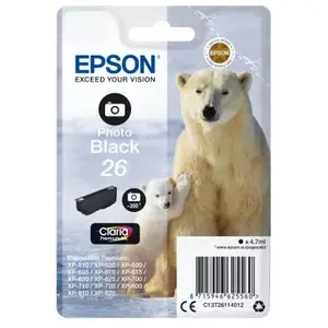 Epson 26 - photo noire - originale - cartouche d'encre pas cher