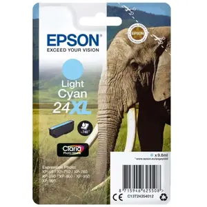 Cartouche d'encre Epson Série Eléphant 24 XL - Cyan Clair pas cher
