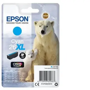 Epson 26XL - taille XL - cyan - originale - cartouche d'encre pas cher