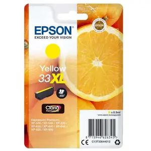 Comparateur de prix : Cartouche d'encre Epson Oranges Claria Home 33 XL Jaune