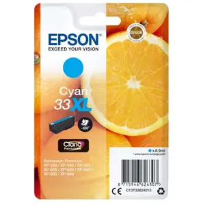 Cartouche d'encre Epson Oranges Claria Premium 33 XL Cyan pas cher