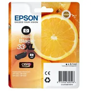 Comparateur de prix : Cartouche d'encre Epson Oranges Claria Premium 33 XL Noir
