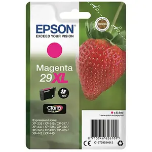 Comparateur de prix : Cartouche d'encre Epson Fraise Claria Home 29 XL Magenta