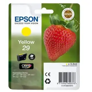 Cartouche d'encre Epson Fraise Claria Home Jaune pas cher
