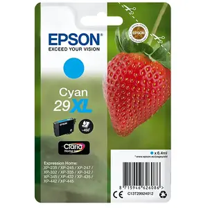 Cartouche d'encre Epson Fraise Claria Home 29 XL Cyan pas cher
