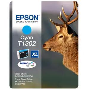 Cartouche d'encre Epson T1302 XL Cerf - Cyan pas cher