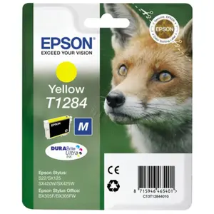Cartouche d'encre Epson T1284 Renard - Jaune pas cher