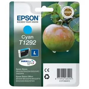 EPSON Cartouche d'encre T1292 Cyan - Pomme (C13T12924012) pas cher