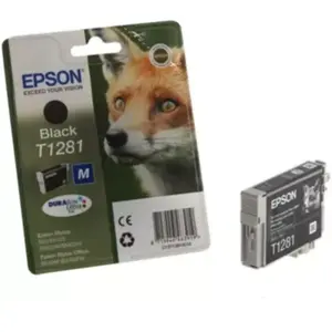 Cartouche d'encre EPSON T1281 Noire série Renard pas cher