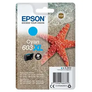 Cartouche d'encre Epson Etoile de mer 603 XL Cyan pas cher