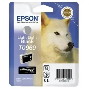Epson T0969 Loup Cartouche d'encre Gris clair pas cher