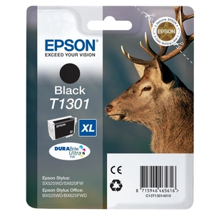 Cartouche d'encre originale Epson T1301 Noir pas cher