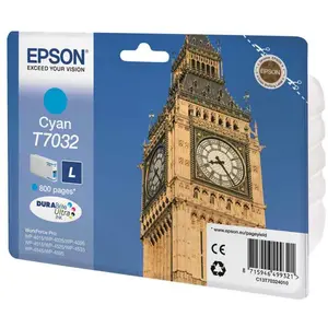 Cartouche d'encre Epson Série Big Ben T7032 L - Cyan pas cher