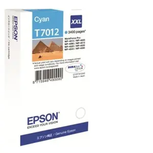 Epson T7012 - taille XXL - cyan - originale - cartouche d'encre pas cher