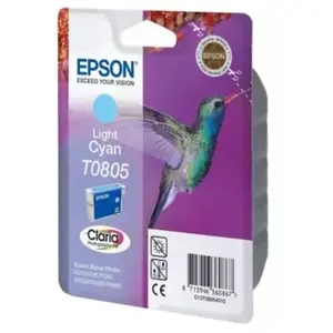 Cartouche d'encre Epson Claria T0805 Colibri - Cyan clair pas cher