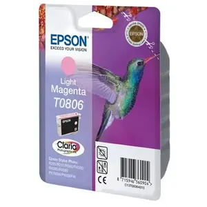 EPSON Cartouche d'encre T0806 Magenta clair - Colibri (C13T08064011) pas cher
