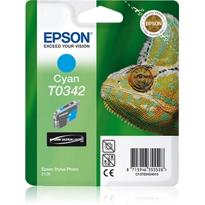 Epson T034 (C13T034240) Inktcartridge Cyaan pas cher