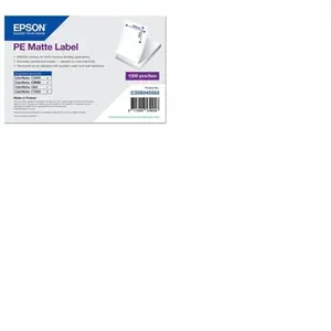 Epson PE Matte Label - Die-cut Fanfold sheets with sprockets: 203mm x ... pas cher