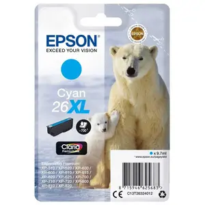 Comparateur de prix : Epson 26XL - taille XL - cyan - original - cartouche d'encre
