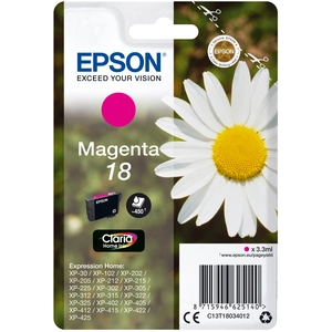 Epson 18 (T1803) - Inktcartridge / Magenta pas cher