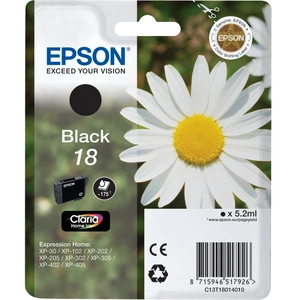 Encre Epson XP30/102 bk T1801 (C13T18014010) pas cher