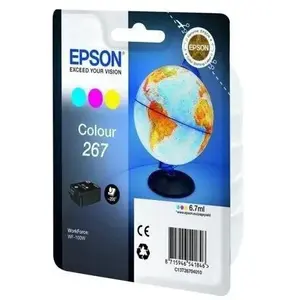 Cartouche d'encre EPSON Multipack 267 - Globe - Cyan, Magenta, Jaune - Capacité standard 200 pages pas cher