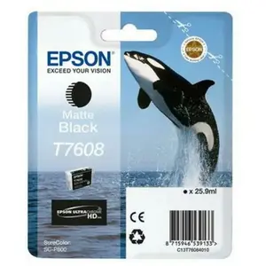 Epson Cartouche d'encre originale C13T76084N10 noir mat pas cher