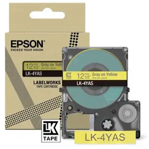 Epson LK-4YAS Grijs, Geel pas cher