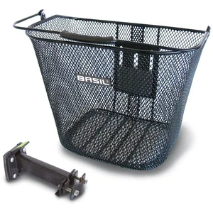 Basil Bold Klickfix Phare de vélo unisexe pour adulte Noir Taille unique pas cher