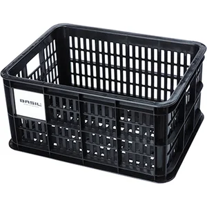 Comparateur de prix : Basil fietskrat MIK S, 17.5L, gerecycled kunststof, zwart -