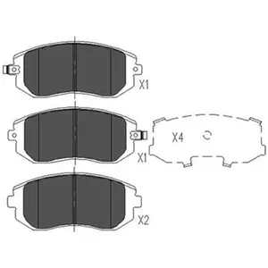 Remblokken set KBP8004 Kavo parts pas cher