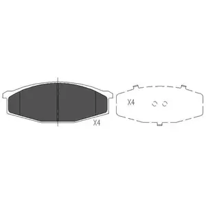 Remblokken set KBP6501 Kavo parts pas cher