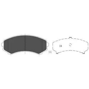 Remblokken set KBP4504 Kavo parts pas cher