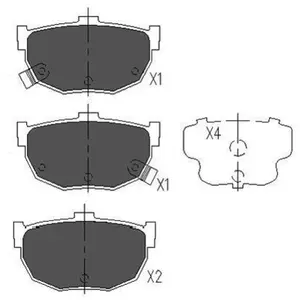 Remblokken set KBP3007 Kavo parts