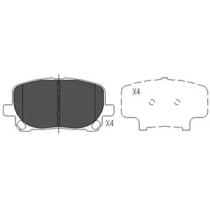 Remblokken set KBP9021 Kavo parts pas cher