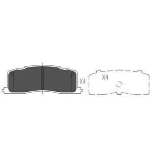 Remblokken set KBP9059 Kavo parts pas cher