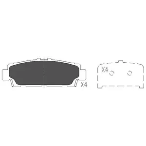 Remblokken set KBP9060 Kavo parts pas cher