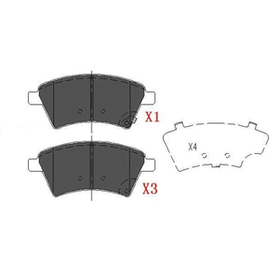 Remblokken set KBP8523 Kavo parts pas cher