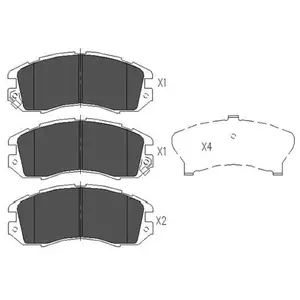 Remblokken set KBP8010 Kavo parts pas cher